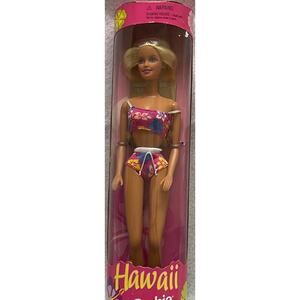 Mattel 1999 Hawaii Barbie Doll Pink Bikini #24614 Box 1
